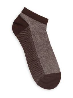 Arrow - Brown Colorblock Casual Socks For Men