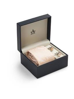 Arrow - Multi-Color Paisley Formal Tie and Cufflinks For Men