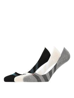 New Balance - Multi-Color Printed Casual Socks For Men (Pack of 3) (L)