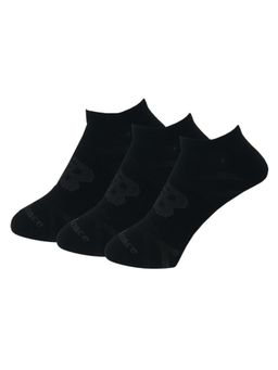 New Balance - Black Self Design Casual Socks For Men (Pack of 3) (M)