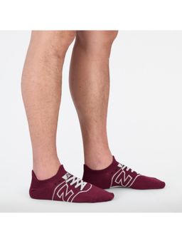 New Balance - Maroon Printed Casual Socks For Men (M)