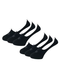 New Balance - Black Solid/Plain Casual Socks For Men (Pack of 6) (M)