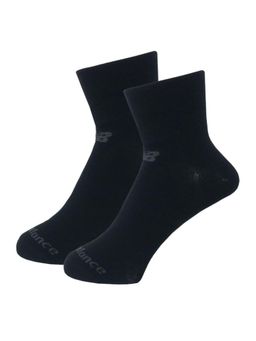 New Balance - Black Solid/Plain Casual Socks For Men (M)