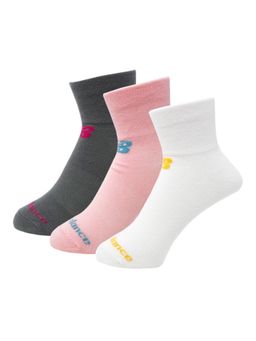 New Balance - Multi-Color Printed Casual Socks For Men (Pack of 3) (S)