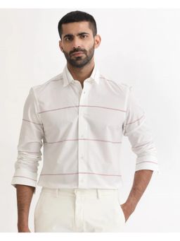 MISCHIEF MONKEY - Peach Stripe Shirt for Men
