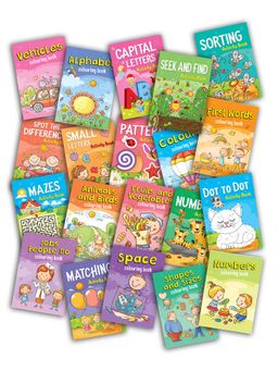 Pegasus - Set of 20 Colouring & Activity Books