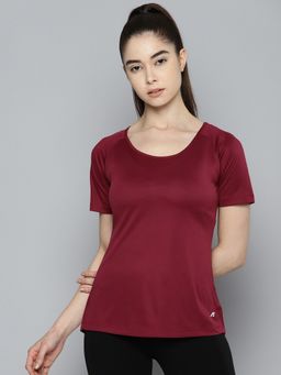 Alcis - Women Solid Slim Fit T-Shirt
