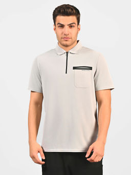 SKECHERS - Men Zip Closure Polo