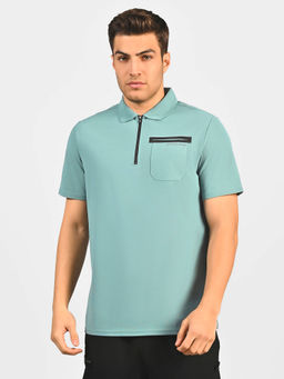 SKECHERS - Men Zip Closure Polo