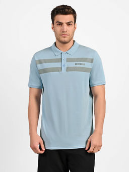 SKECHERS - Men Branded Double Placket Polo