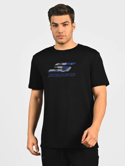 SKECHERS - Men Logo Graphic Print T-Shirts