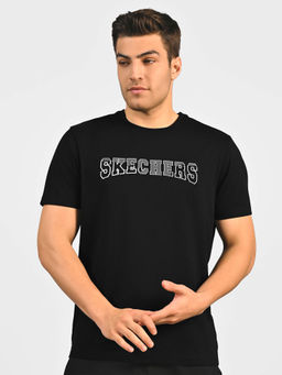SKECHERS - Men Dual Print Varsity Graphic T-Shirts