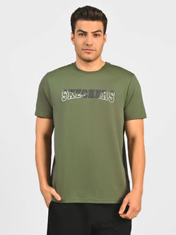 SKECHERS - Men Dual Print Varsity Graphic T-Shirts