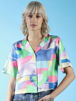 ONLY - Women Printed Multicolor Shirt