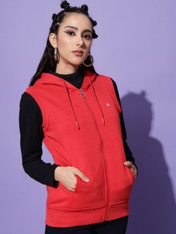 Tab91 - Womens Core Zipper Red