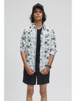 TERRA LUNA - Titan Astera Print Casual Shirt