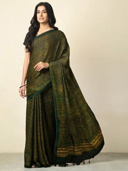 Fabindia - Viscose Modal Printed Sari
