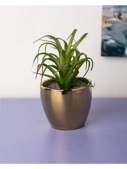 Voncasa - Artificial Flower with Pot - Green