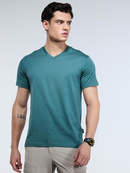 Cava Athleisure - Pine Supima V Neck Regular Fit T-Shirt