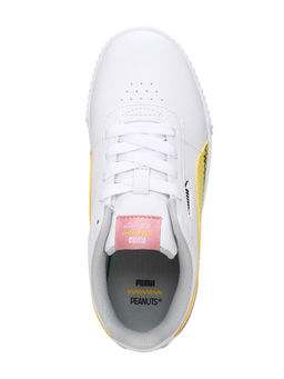 Puma - Peanuts Carina Ps Girl's White Casual Shoes