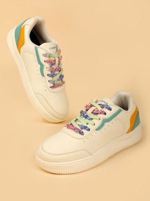 Campus OGL-10 Ladies White Sneakers