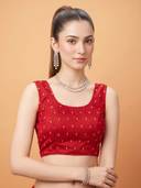 Red color option, Sold out, Currently selected