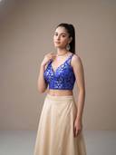 Blue color option, Sold out, Currently selected
