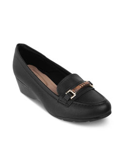 MODARE - Wedge Heel Loafers-Black