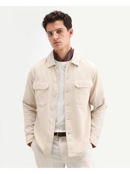 Rare Rabbit - Double Layer Twill Shacket - Beige