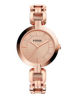 Fossil - Kerrigan Rose Gold Strap Casual Watch Bq3206