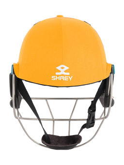 Shrey - Masterclass Air 2.0 Stainless Steel-Yellow Cricket Helmet
