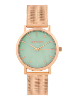 Joker and Witch - Joker & Witch Women Copenhagen Pastel Green Dial Rose Gold Strap Watch (AMWW1115) (M)