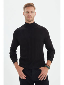 Trendyol - Man Black Sweater