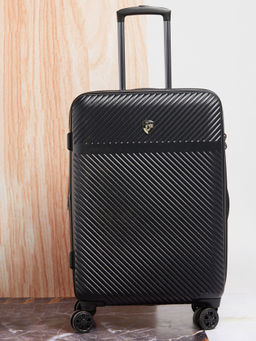 HEYS - CHARGE-A-WEIGH Charcoal Color Polycarbonate Material Hard 26" Medium Trolley