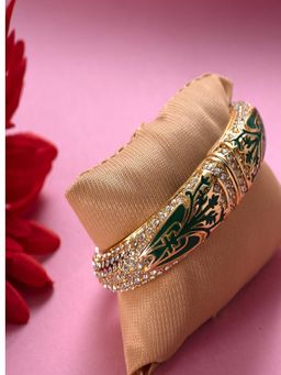 Estele - Gold Plated Heavenly Designer Cuff Bracelet for Women