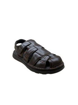 Lee Cooper - Men Casual Velcro Sandals Brown