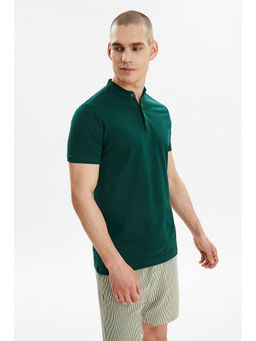 Trendyol - Man Green Polo T-Shirt