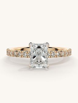 Valanova - Sterling Silver and Certified Lab Grown Diamond 1.06cts Ring - Rose Gold