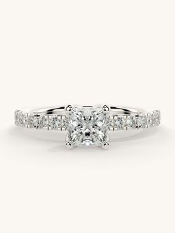 Valanova - Sterling Silver and Certified Lab Grown Diamond 0.81cts Ring - Silver