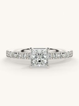 Valanova - Sterling Silver and Certified Lab Grown Diamond 0.81cts Ring - Silver