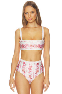 Agua by Agua Bendita - Olmo Women's Unpadded Pull-On Bikini Top Multi-Color