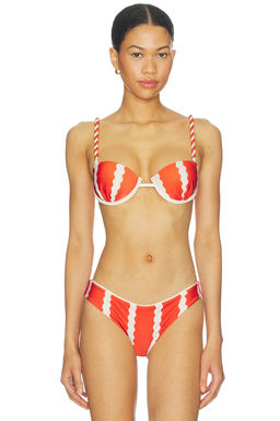 Ancora - Bora Women's Padded Underwire Bikini Top Orange