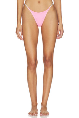 Ancora - Fiori Women's Shimmery Pull-On Bikini Bottom Pink