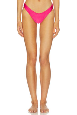 Baobab - Nala Women's Pull-On High Leg Bikini Bottom Magenta