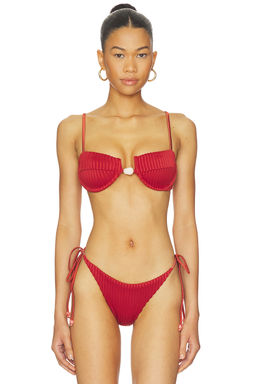 Baobab - Roma Women's Unpadded Underwire Bikini Top Ceramica
