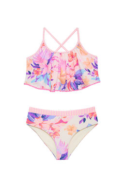 BEACH RIOT - Little Tanvi & Janie Women's Strappy Two-Piece Swim Set Pink