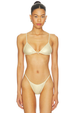 FAE - Lumi Women's Unpadded Underwire Bikini Top Gold