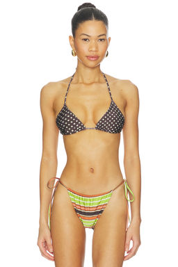 FAITHFULL THE BRAND - Sete Women's Unpadded Tie-Up Bikini Top Valencia