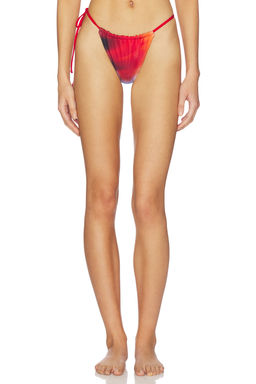 Feners - Lightweight Women's Side Tie Bikini Bottom Rosella