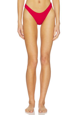 Frankies Bikinis - Thermal Women's High Cut Bikini Bottom Red